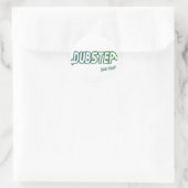 DUBSTEP Beat Frisch Runder Aufkleber (Tasche)