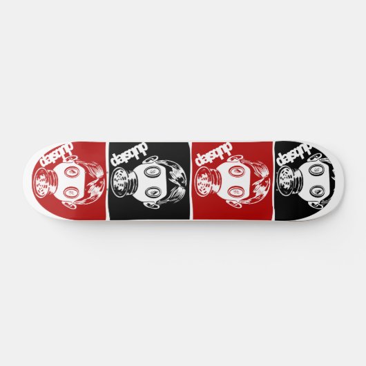 Dubstep bürstete Quadrant-Brett Skateboard (Horizontal)