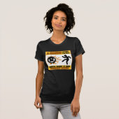 DUBSTEP, das extremen Baß warnt T-Shirt (Vorne ganz)