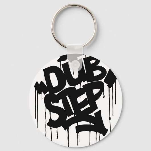Dubstep FatCap Black Schlüsselanhänger (Vorderseite)