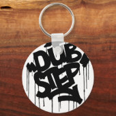 Dubstep FatCap Black Schlüsselanhänger (Vorderseite)
