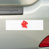 Dubstep FatCap Rot Autoaufkleber (Auf Auto)