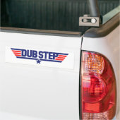 Dubstep (Flügel u. Stern) Autoaufkleber (Auf Lkw)