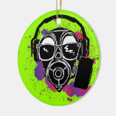 Dubstep Gasmask Keramikornament (Links)