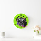 Dubstep Gasmask Runde Wanduhr (Zuhause)