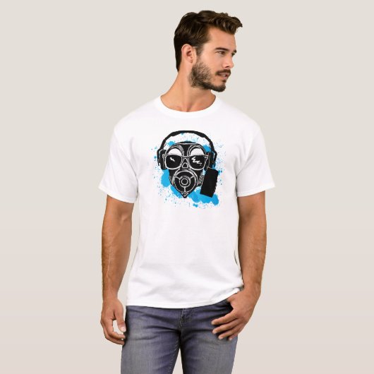Dubstep Gasmask T-Shirt (Vorne ganz)