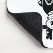 Dubstep Gasmaske Mousepad (Ecke)