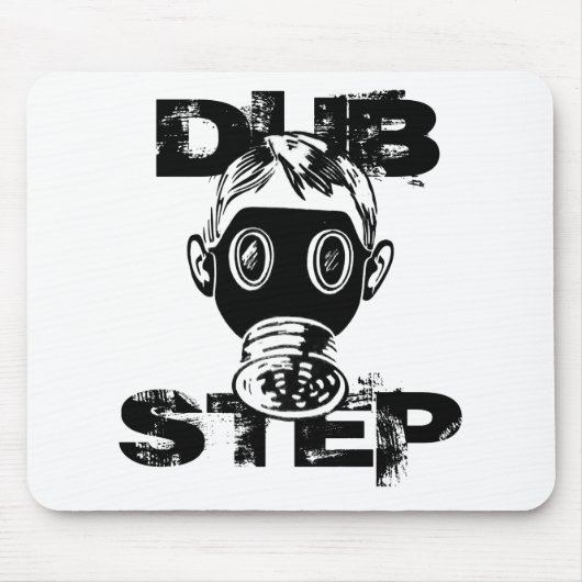 Dubstep Gasmaske Mousepad (Vorne)