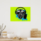 Dubstep Gasmaske Poster (Küche)