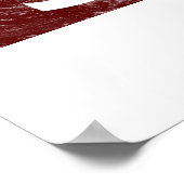 Dubstep Gasmaske und Kopfhörer Poster (Ecke)