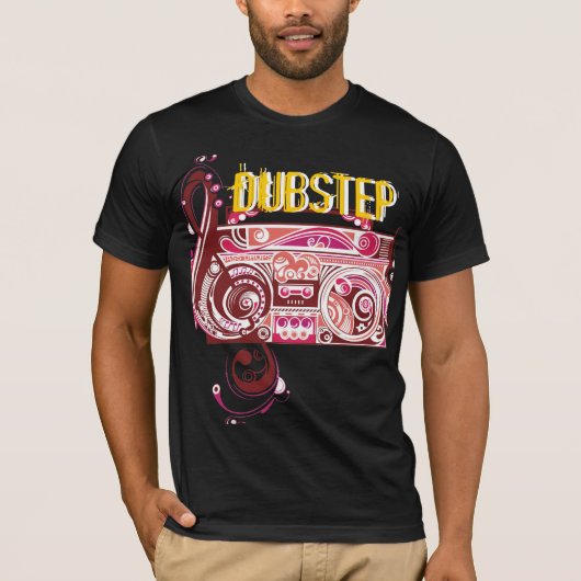 DUBSTEP GHETTOBLASTER T-Shirt (Vorderseite)