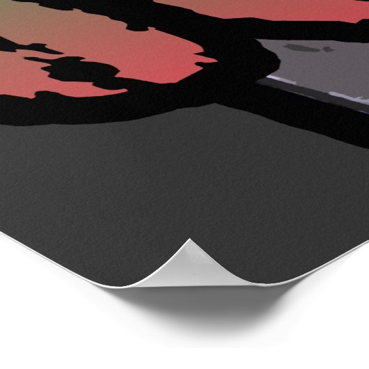 Dubstep Junkie Poster (Ecke)