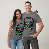 Dubstep-Kopfhörer T-Shirt (Unisex)