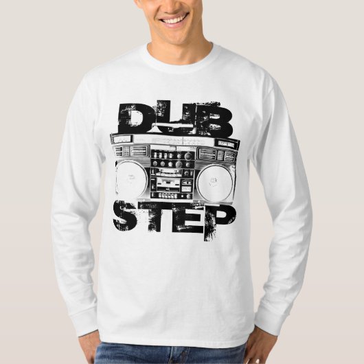 Dubstep langes Hülsen-Shirt T-Shirt (Vorderseite)