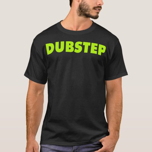 Dubstep (Limones) Schwarzes T-Shirt (Vorderseite)