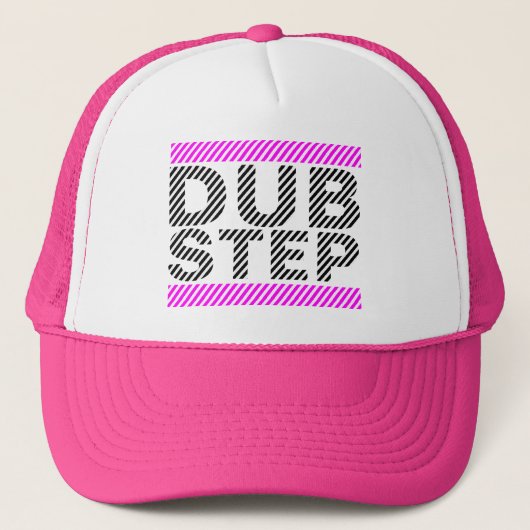 Dubstep Mädchen-Rosa Truckerkappe (Vorderseite)