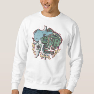 DUBSTEP MONSTER-PULLOVER SWEATSHIRT