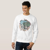 Dubstep Monster-Sweatshirt Sweatshirt (Vorne ganz)