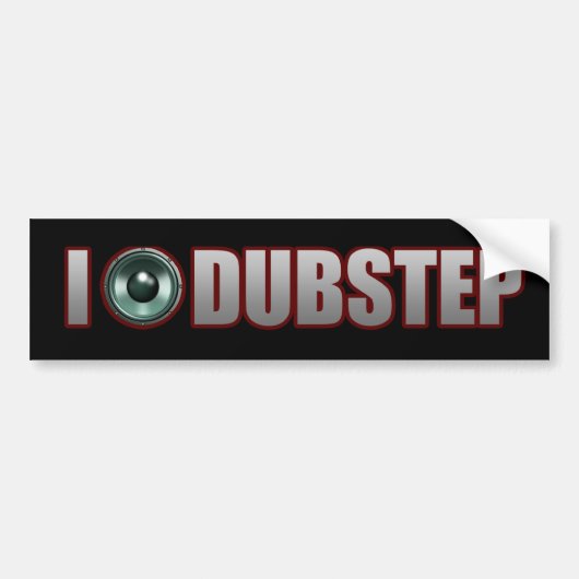 DUBSTEP MUSIK AUTOAUFKLEBER (Vorne)