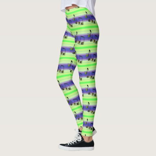 Dubstep Notes Leggings (Links)