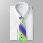 Dubstep Notes Men's Neck Tie Krawatte (Gebunden)