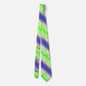 Dubstep Notes Men's Neck Tie Krawatte (Rückseite)