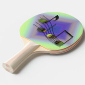 Dubstep Notes Ping Pong Paddle Tischtennis Schläger (Vorderseite)