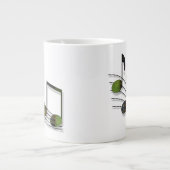 Dubstep Notes Spezial-Tasse Jumbo-Tasse (Vorderseite)