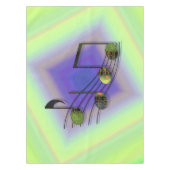 Dubstep Notes Tablecloth Tischdecke (Vorderseite)