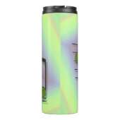 Dubstep Notes Thermal Tumbler Thermosbecher (Rückseite)