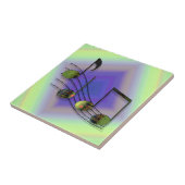 Dubstep Notes Tile Fliese (Seite)