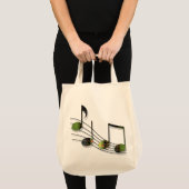 Dubstep Notes Tote Bag Tragetasche (Vorderseite (Produkt))