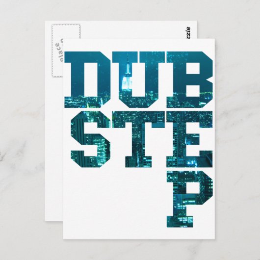 Dubstep NYC Postkarte (Vorne/Hinten)