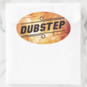 Dubstep Ovaler Aufkleber (Tasche)