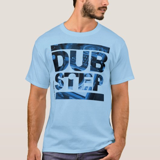 Dubstep Plattform-Druck T-Shirt (Vorderseite)