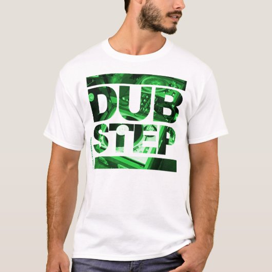 Dubstep Plattform-Druck T-Shirt (Vorderseite)