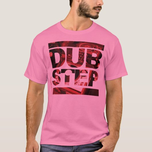 Dubstep Plattform-Druck T-Shirt (Vorderseite)