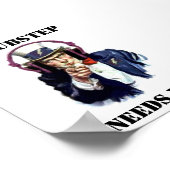 Dubstep-Poster Poster (Ecke)