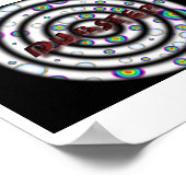 DUBSTEP psychedelisch Poster (Ecke)