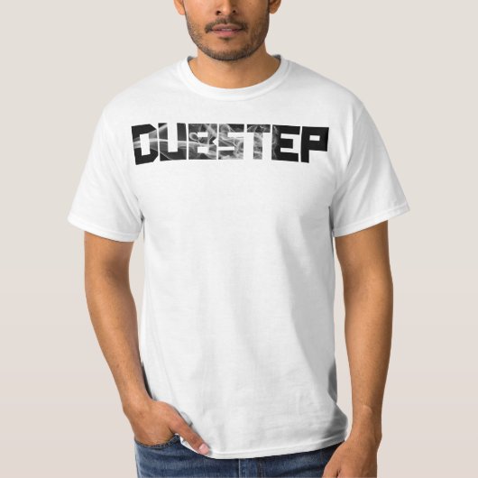 Dubstep Rauch-Wert-Entwurf T-Shirt (Vorderseite)