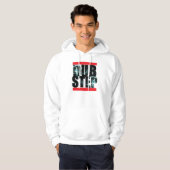 DubStep rauchender SchädelHoodie Hoodie (Vorne ganz)
