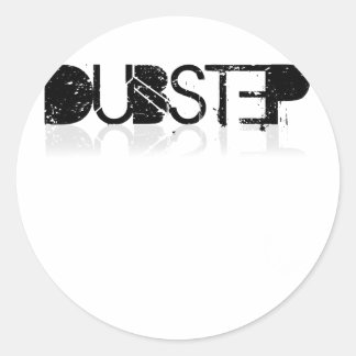 Dubstep Reflektion Runder Aufkleber