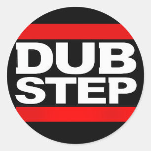 dubstep-remix-benga-dubstep-radio-dubstep-dub runder aufkleber