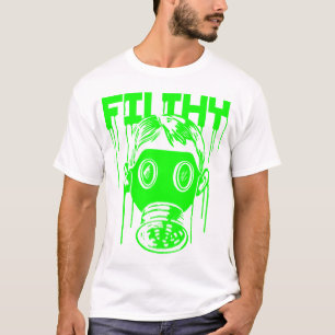 Dubstep schmutzige Gasmaske T-Shirt
