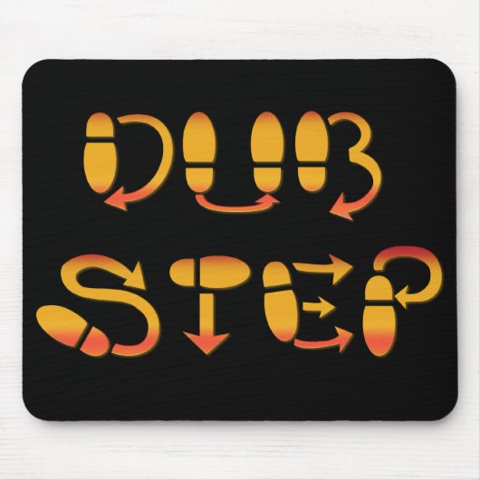 Dubstep Tanz-Beinarbeit Mousepad (Vorne)
