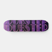 Dubstep Vintages Purp Probrett Skateboard (Horizontal)
