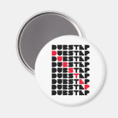 Dubstep WALL Girls Typ Dubstep Musik Magnet (Vorderseite/Rückseite)