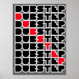 Dubstep WALL Girls Typ Dubstep Musik Poster