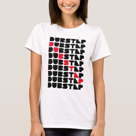 Dubstep WAND-Mädchen-Typen Dubstep Musik T-Shirt (Vorderseite)