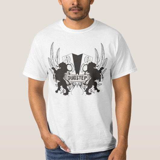 Dubstep (weiß) T-Shirt (Vorderseite)